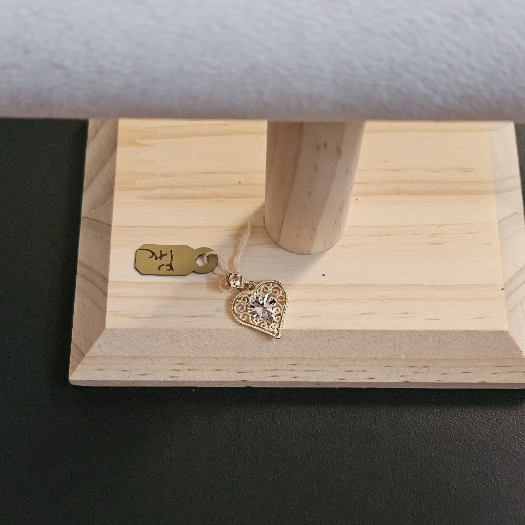 14k Gold Two Tone Pendant